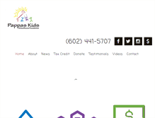 Tablet Screenshot of pappaskidssf.org